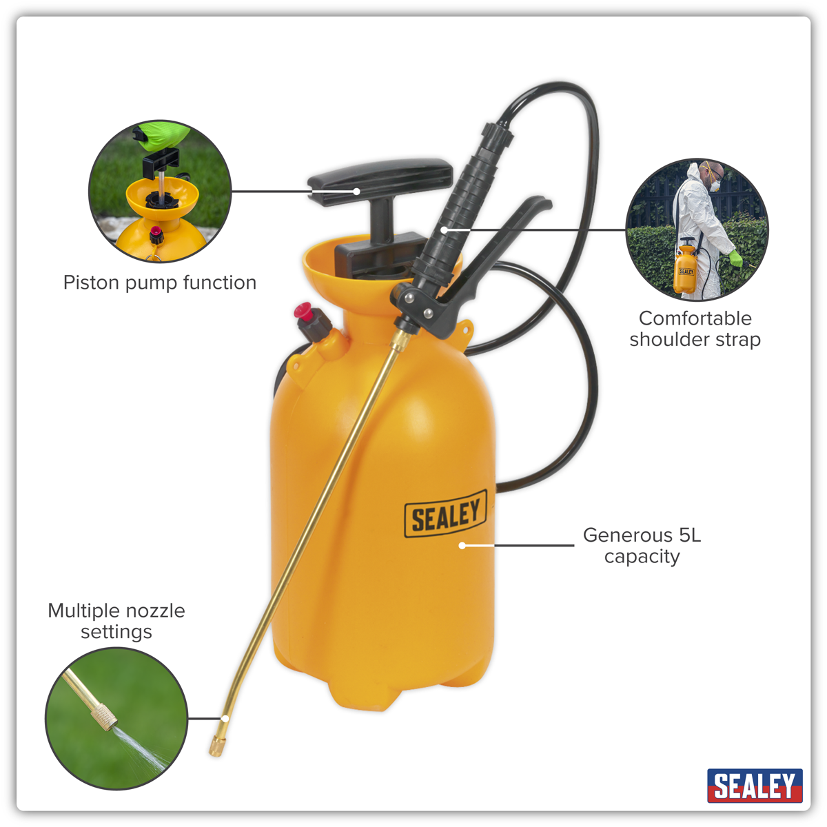 Sealey SS2 Pressure Sprayer 5L - additional view 11