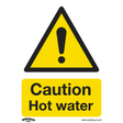 Sealey SS38P1 Worksafe® Caution Hot Water Safety Sign- Rigid Plastic