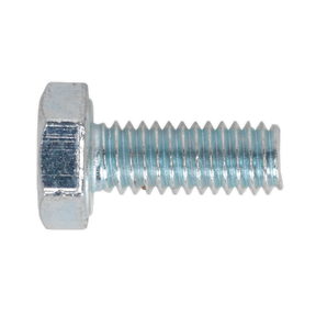 Sealey SS416 8.8 Zinc Plated HT Setscrew M4 x 16mm, DIN 933 - Pack of 50
