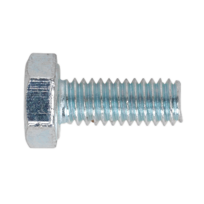 Sealey SS416 8.8 Zinc Plated HT Setscrew M4 x 16mm, DIN 933 - Pack of 50
