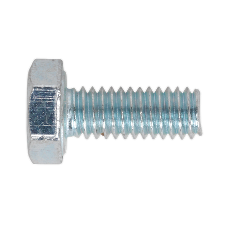 Sealey SS416 8.8 Zinc Plated HT Setscrew M4 x 16mm, DIN 933 - Pack of 50