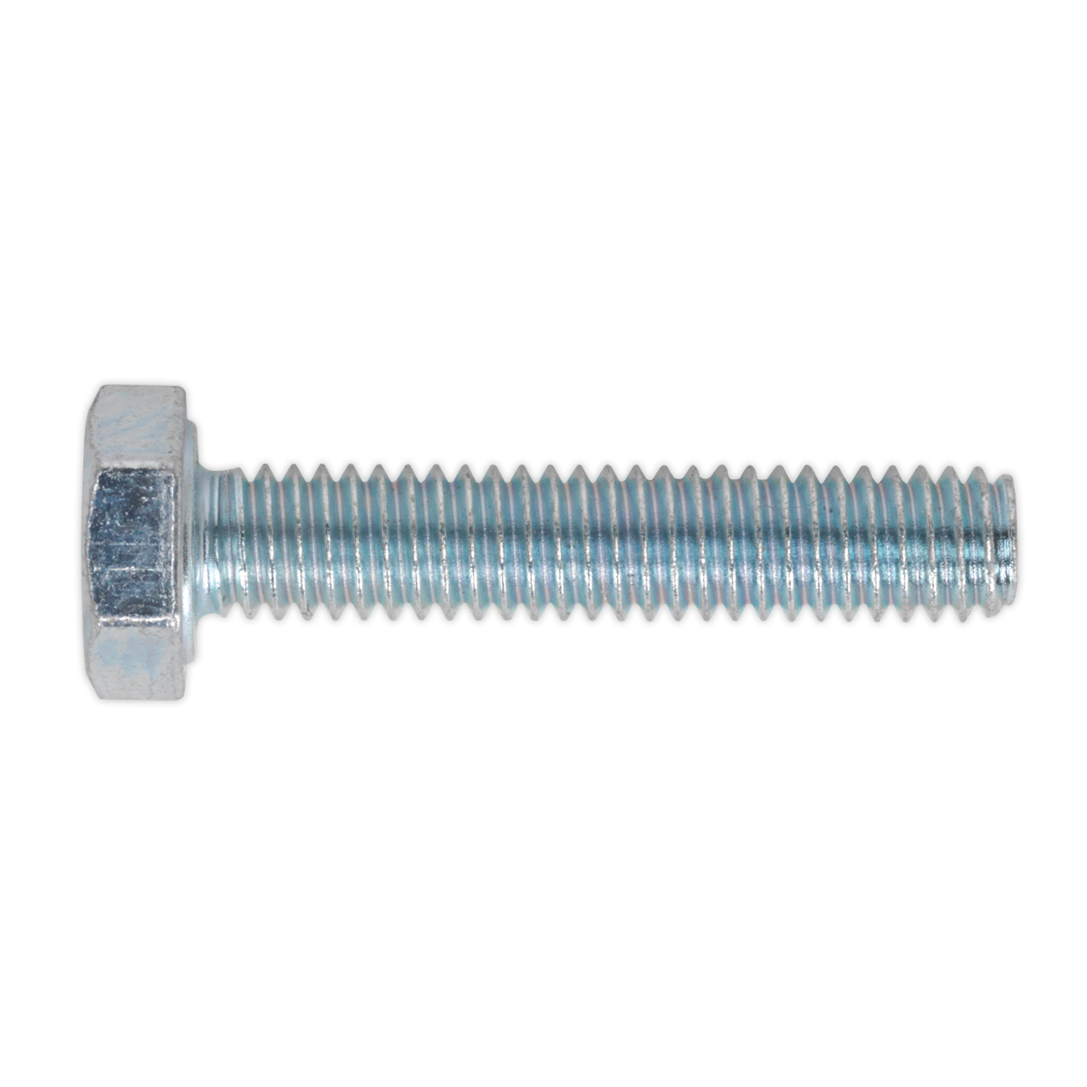 Sealey SS420 8.8 Zinc Plated HT Setscrew M4 x 20mm, DIN 933 - Pack of 50