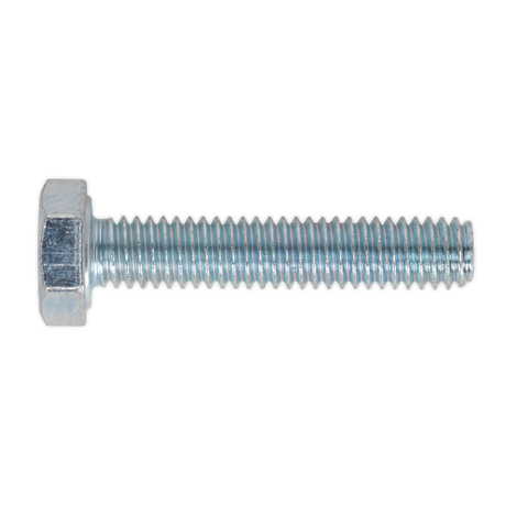 Sealey SS420 8.8 Zinc Plated HT Setscrew M4 x 20mm, DIN 933 - Pack of 50