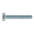 Sealey SS425 8.8 Zinc Plated HT Setscrew M4 x 25mm, DIN 933 - Pack of 50