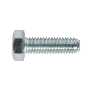Sealey SS516 8.8 Zinc Plated HT Setscrew M5 x 16mm, DIN 933 - Pack of 50