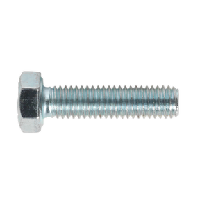 Sealey SS520 8.8 Zinc Plated HT Setscrew M5 x 20mm, DIN 933 - Pack of 50