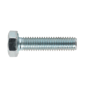 Sealey SS520 8.8 Zinc Plated HT Setscrew M5 x 20mm, DIN 933 - Pack of 50