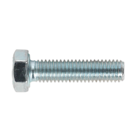 Sealey SS520 8.8 Zinc Plated HT Setscrew M5 x 20mm, DIN 933 - Pack of 50