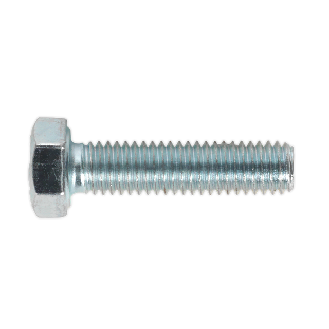 Sealey SS520 8.8 Zinc Plated HT Setscrew M5 x 20mm, DIN 933 - Pack of 50