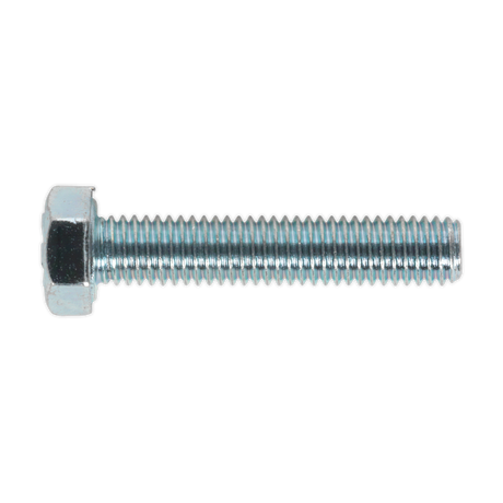Sealey SS525 8.8 Zinc Plated HT Setscrew M5 x 25mm, DIN 933 - Pack of 50