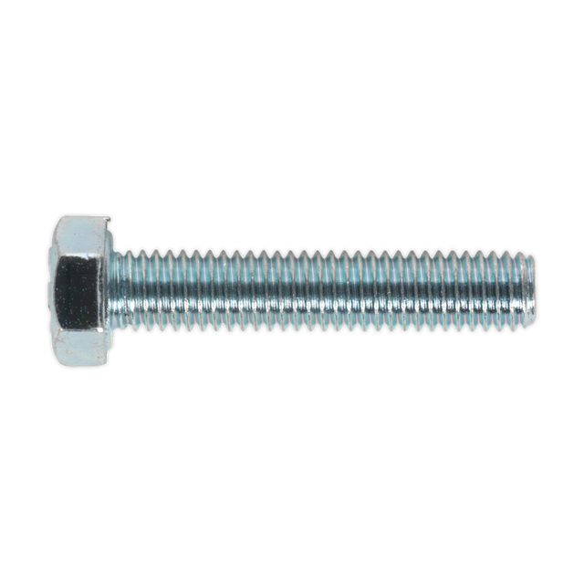 Sealey SS525 8.8 Zinc Plated HT Setscrew M5 x 25mm, DIN 933 - Pack of 50