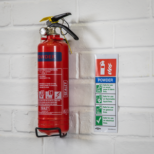 Sealey SS52P1 Worksafe® Powder Fire Extinguisher Safety Sign - Rigid Plastic - additional view 6