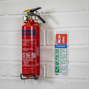 Sealey SS52V10 Worksafe® Powder Fire Extinguisher Safety Sign, Self-Adhesive Vinyl - Pack of 10 - additional view 4