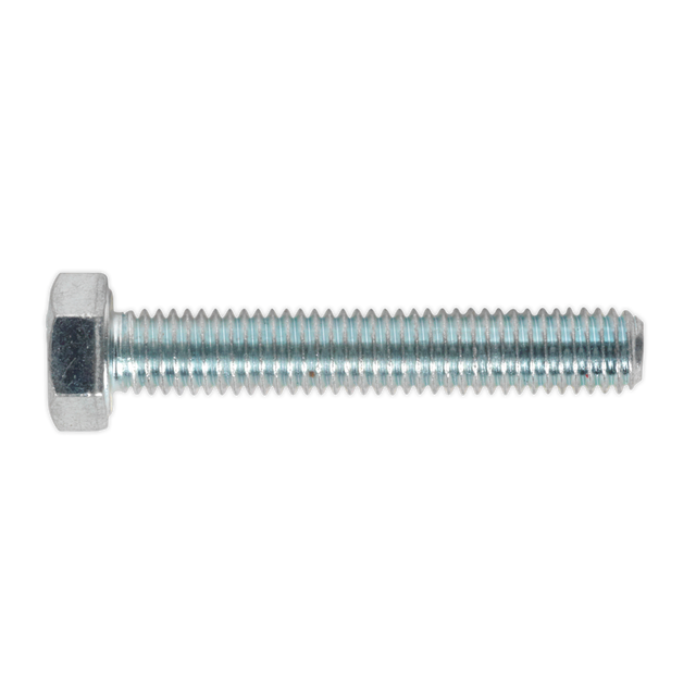Sealey SS530 8.8 Zinc Plated HT Setscrew M5 x 30mm, DIN 933 - Pack of 50