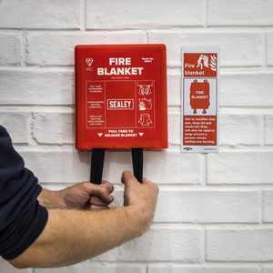 Sealey SS53P1 Worksafe® Fire Blanket Safety Sign - Rigid Plastic - additional view 3