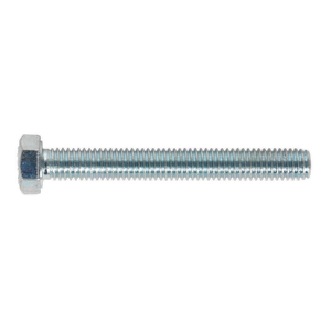 Sealey SS540 8.8 Zinc Plated HT Setscrew M5 x 40mm, DIN 933 - Pack of 50
