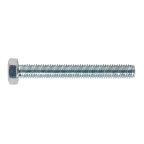 Sealey SS540 8.8 Zinc Plated HT Setscrew M5 x 40mm, DIN 933 - Pack of 50