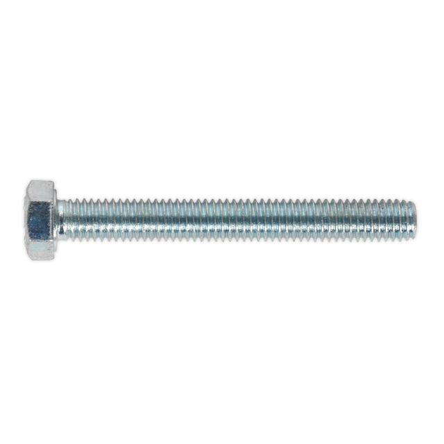 Sealey SS540 8.8 Zinc Plated HT Setscrew M5 x 40mm, DIN 933 - Pack of 50