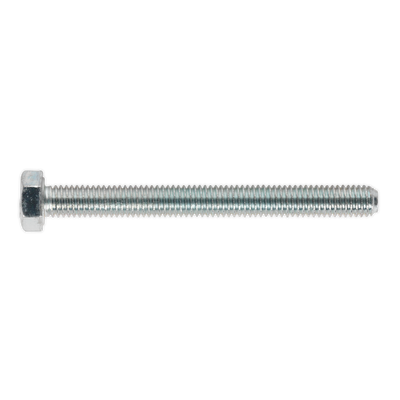 Sealey SS550 8.8 Zinc Plated HT Setscrew M5 x 50mm, DIN 933 - Pack of 50