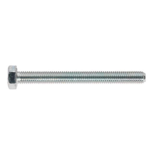 Sealey SS550 8.8 Zinc Plated HT Setscrew M5 x 50mm, DIN 933 - Pack of 50