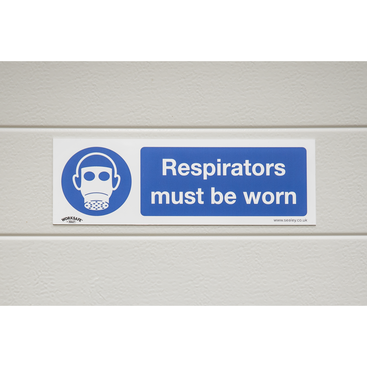 Sealey SS56P1 Worksafe® Respirators Must Be Worn Safety Sign - Rigid Plastic - additional view 4