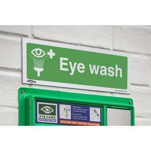 Sealey SS58P1 Worksafe® Eye Wash Safety Sign - Rigid Plastic - additional view 6