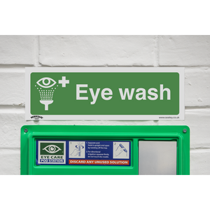 Sealey SS58P1 Worksafe® Eye Wash Safety Sign - Rigid Plastic - additional view 7