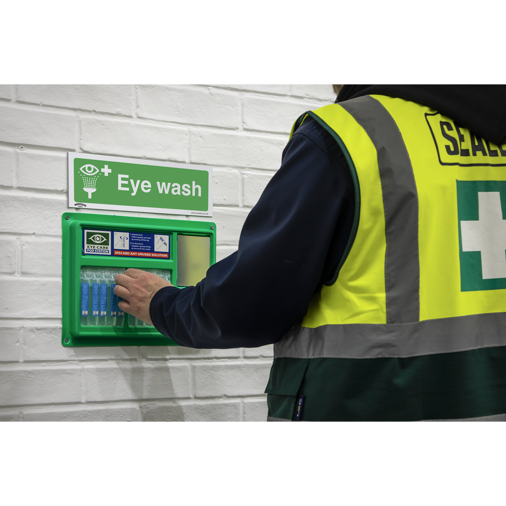 Sealey SS58P1 Worksafe® Eye Wash Safety Sign - Rigid Plastic - additional view 5