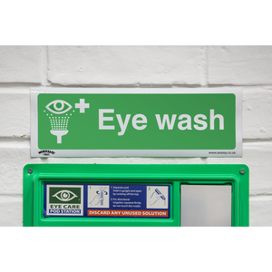 Sealey SS58V1 Worksafe® Eye Wash Safety Sign - Self-Adhesive Vinyl - additional view 4