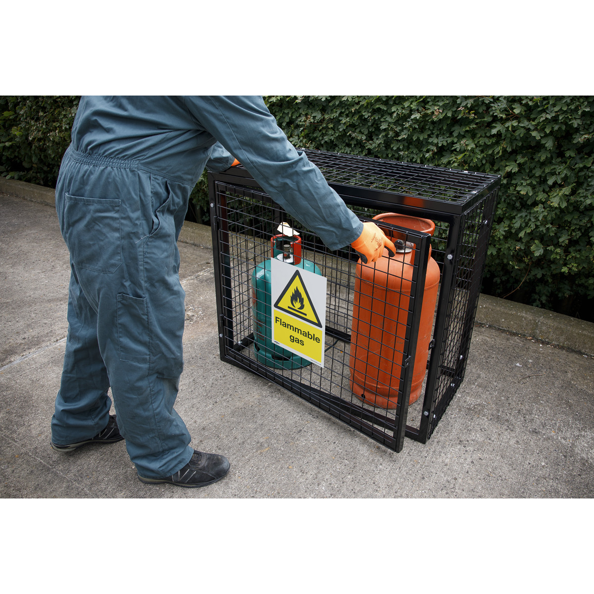 Sealey SS59P1 Worksafe® Flammable Gas Safety Sign - Rigid Plastic - additional view 2