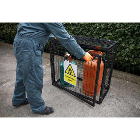 Sealey SS59P1 Worksafe® Flammable Gas Safety Sign - Rigid Plastic - additional view 2
