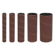 Sealey SS5ASS Assorted Sanding Sleeves 80 Grit - Pack of 5