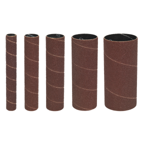Sealey SS5ASS Assorted Sanding Sleeves 80 Grit - Pack of 5