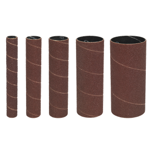 Sealey SS5ASS Assorted Sanding Sleeves 80 Grit - Pack of 5