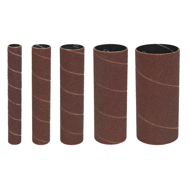 Sealey SS5ASS Assorted Sanding Sleeves 80 Grit - Pack of 5