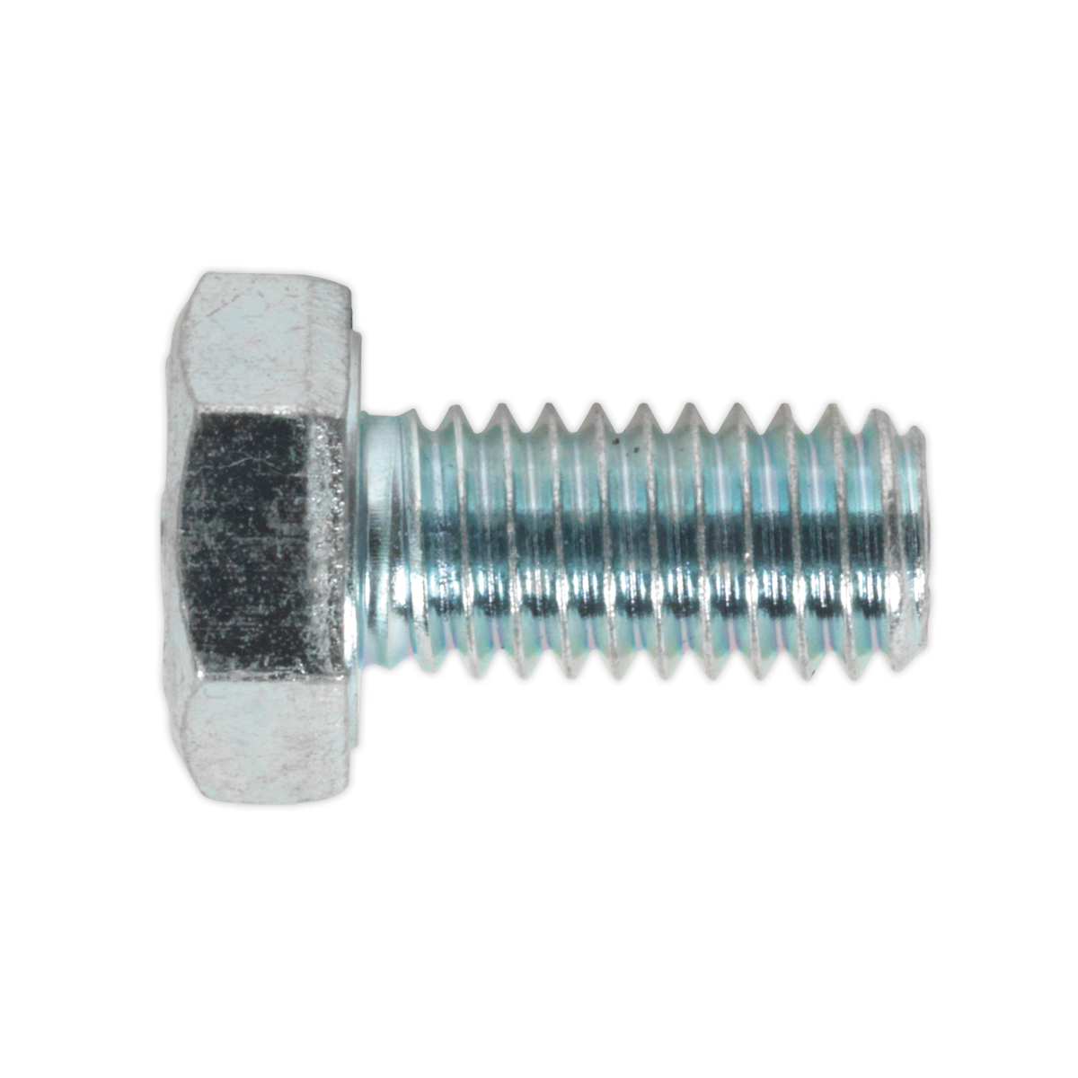 Sealey SS612 8.8 Zinc Plated HT Setscrew M6 x 12mm, DIN 933 - Pack of 50