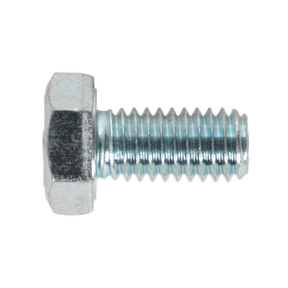 Sealey SS612 8.8 Zinc Plated HT Setscrew M6 x 12mm, DIN 933 - Pack of 50