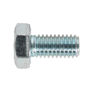 Sealey SS612 8.8 Zinc Plated HT Setscrew M6 x 12mm, DIN 933 - Pack of 50