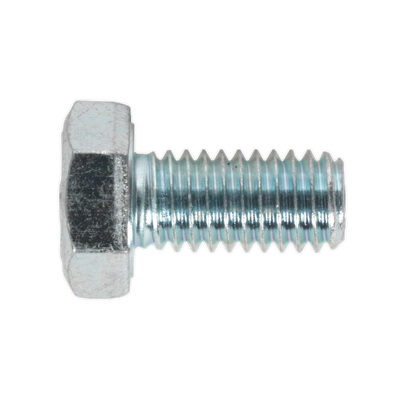 Sealey SS612 8.8 Zinc Plated HT Setscrew M6 x 12mm, DIN 933 - Pack of 50