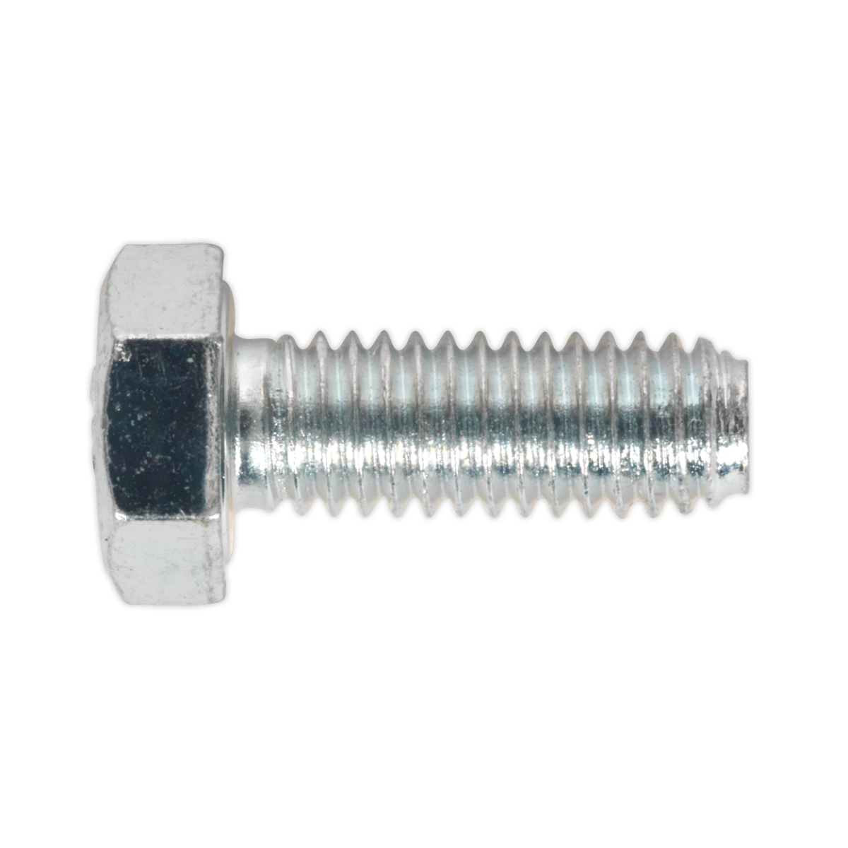 Sealey SS616 8.8 Zinc Plated HT Setscrew M6 x 16mm, DIN 933 - Pack of 50