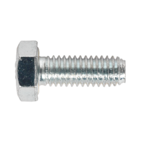 Sealey SS616 8.8 Zinc Plated HT Setscrew M6 x 16mm, DIN 933 - Pack of 50