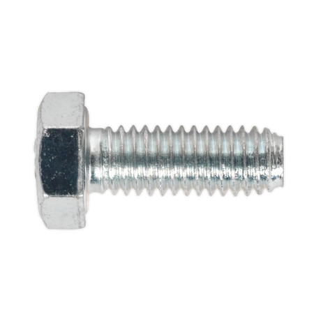 Sealey SS616 8.8 Zinc Plated HT Setscrew M6 x 16mm, DIN 933 - Pack of 50