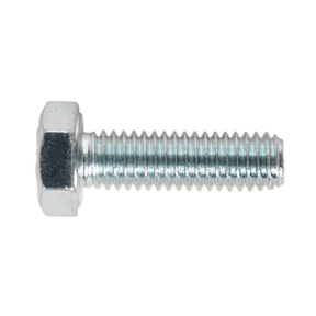 Sealey SS620 8.8 Zinc Plated HT Setscrew M6 x 20mm, DIN 933 - Pack of 50