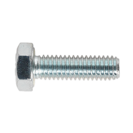 Sealey SS620 8.8 Zinc Plated HT Setscrew M6 x 20mm, DIN 933 - Pack of 50