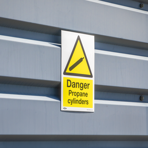 Sealey SS62P1 Worksafe® Danger Propane Cylinders Safety Sign - Rigid Plastic - additional view 6