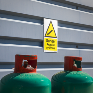 Sealey SS62P1 Worksafe® Danger Propane Cylinders Safety Sign - Rigid Plastic - additional view 3