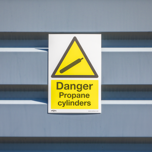 Sealey SS62V1 Worksafe® Danger Propane Cylinders Safety Sign - Self-Adhesive Vinyl - additional view 4