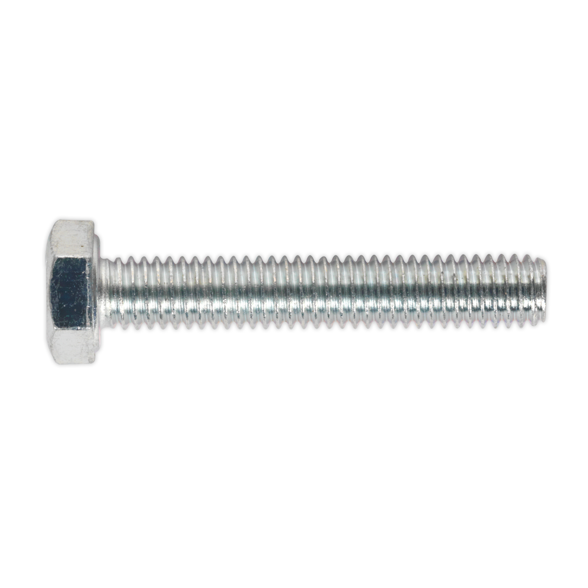Sealey SS635 8.8 Zinc Plated HT Setscrew M6 x 35mm, DIN 933 - Pack of 50
