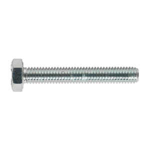 Sealey SS640 8.8 Zinc Plated HT Setscrew M6 x 40mm, DIN 933 - Pack of 50