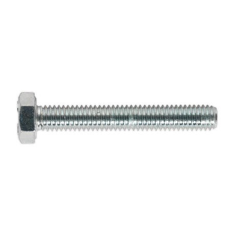 Sealey SS640 8.8 Zinc Plated HT Setscrew M6 x 40mm, DIN 933 - Pack of 50